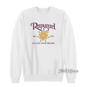 Disney Tangled Rapunzel Go Live Your Dreams Sweatshirt 2