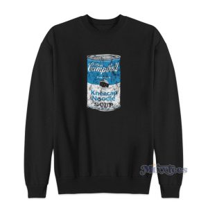 Distressed Campbells Kneecap Noodle Soup Sweatshirt 1