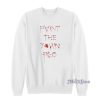 Doja Cat Paint The Town Red Sweatshirt