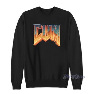 Doom Cum Doom Sweatshirt For Unisex 1