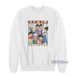 Dragon Ball Z Cartoon Kanji Characters Sweatshirt 1