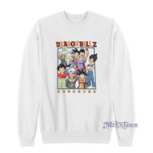 Dragon Ball Z Cartoon Kanji Characters Sweatshirt 2