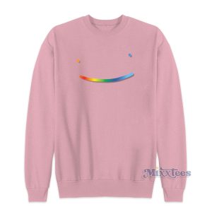 Dream Rainbow Smile Fleece Sweatshirt For Unisex 1