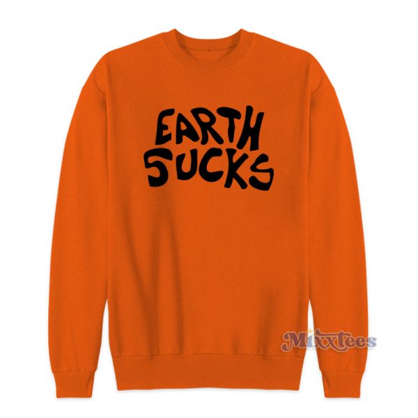 Earth Sucks Jeremy Scott Sweatshirt For Unisex