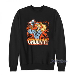 Earthworm Jim Evil Dead Groovy Sweatshirt For Unisex 2