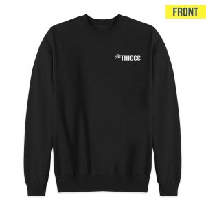 Eat Burgers Lift Heavy Get Thiccc Sweatshirt 2