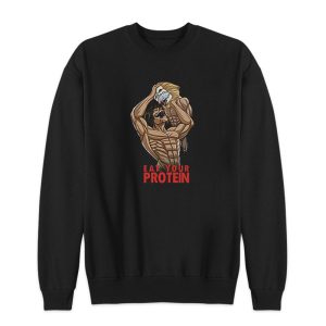 Eat Your Protein Attack On Titan Sweatshirt 1