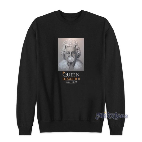 Elizabeth Bubblegum Queen Elizabeth II 1926-2022 Sweatshirt