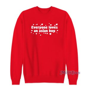 Everyone Loves An Asian Boy Benchwarmers Sweatshirt 1