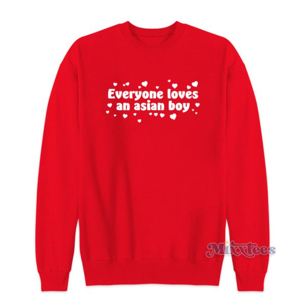 Everyone Loves An Asian Boy Benchwarmers Sweatshirt