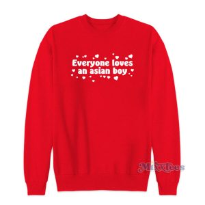 Everyone Loves An Asian Boy Benchwarmers Sweatshirt 2