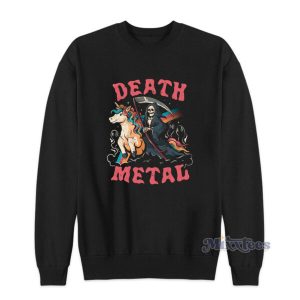 Evil Skull Unicorn Death Metal Sweatshirt 2