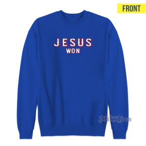 FCA Fellowship Of Christian Athletes Jesus Won Sweatshirt