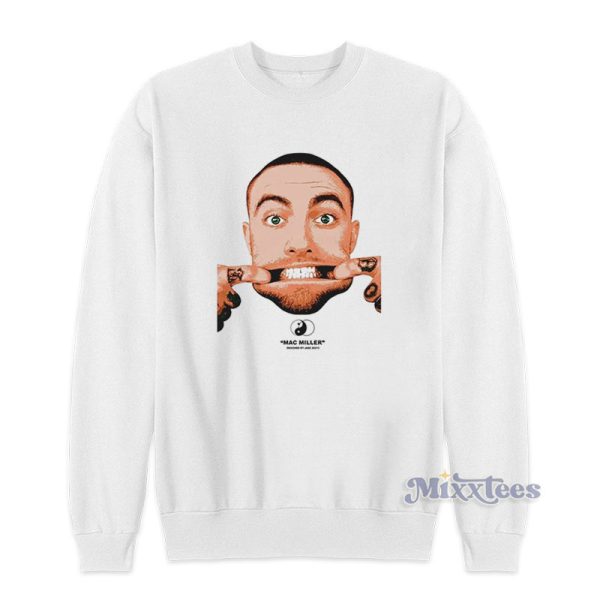 Face Mac Miller Portrait Sweatshirt