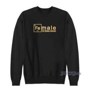 Female The Original Iron Man Gold Sweatshirt 1