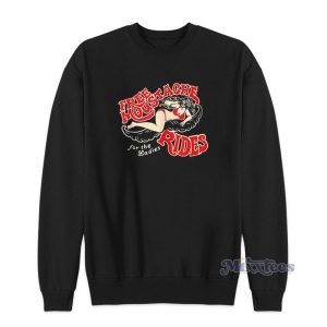 Free Moustache For The Ladies Rides Sweatshirt 1