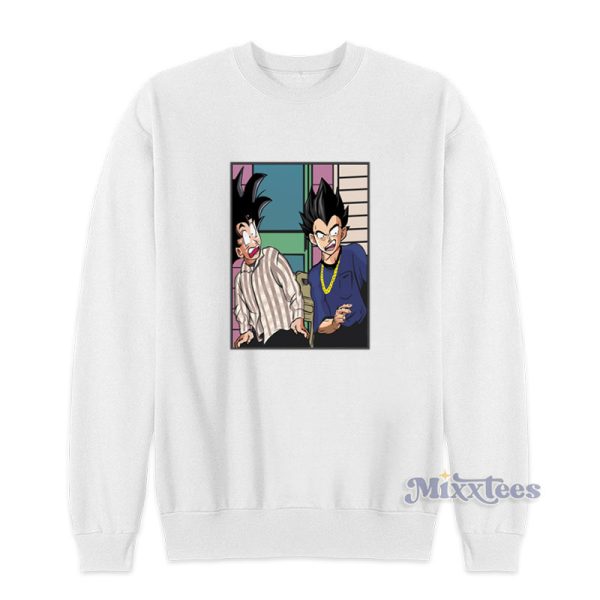 Friday Damn Meme Son Goku And Vegeta Sweatshirt