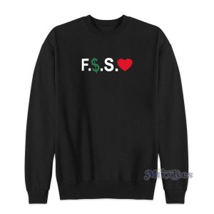 Fuck Money Spread Love Sweatshirt for Unisex 2