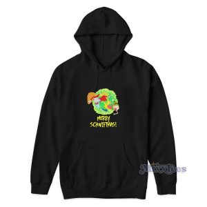 Funny Rick and Morty Santa Merry Schwiftmas Christmas Hoodie