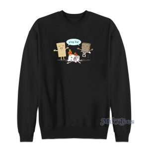 Funny S’mores Group Hug Sweatshirt for Unisex