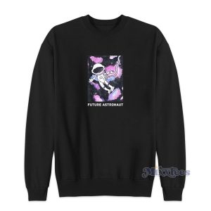 Future Astronaut In Galaxy With Space Suit Art Sweatshirt 1