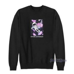 Future Astronaut In Galaxy With Space Suit Art Sweatshirt 2