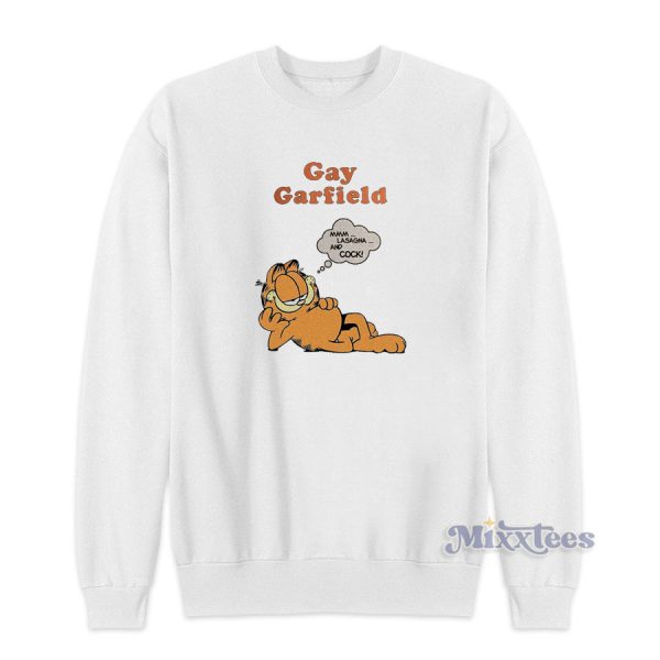 Gay Garfield Funny Sweatshirt for Unisex