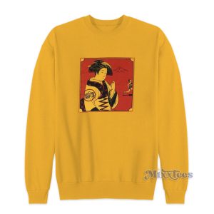 Geisha Girl Cascade Run Off Sweatshirt 1