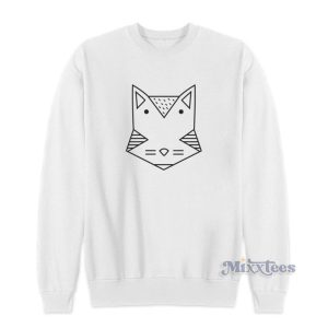 Geo Cat Youth Short Sleeve Sweatshirt 1