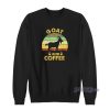 Goat and Coffee Sweatshirt for Unisex