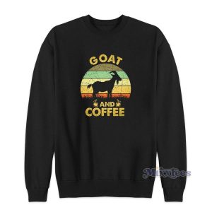 Goat and Coffee Sweatshirt for Unisex