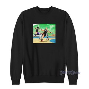 Goku and Krillin Basketball Sweatshirt For Unisex 1