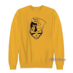 Grateful Dead Skull And Bart Simpson Sweatshirt 1