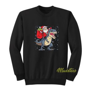 Santa T Rex Sweatshirt 1