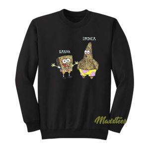 Sativa vs Indica Spongebob Sweatshirt 2