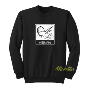 Save The Triceratops Sweatshirt 1