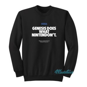 Sega Genesis Does What Nintendont Sweatshirt 1