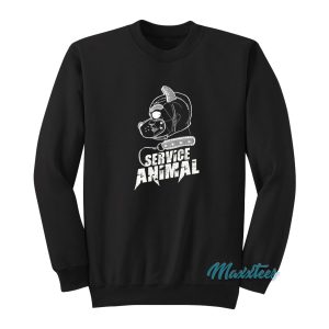 Service Animal Dog Sweatshirt 1