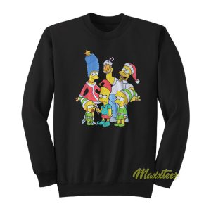 Simpsons Christmas Holiday Sweatshirt 1