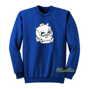 Skull Of Cats Wash Sweatshirt 1