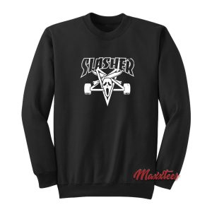 Slasher Scream Thrasher Parody Sweatshirt 1