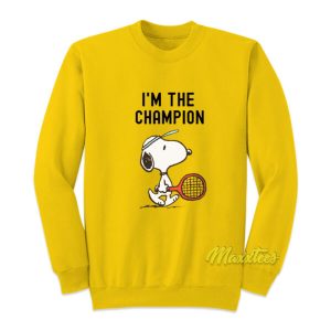 Snoopy I’m The Champion Sweatshirt
