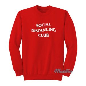 Social Distancing Club Coronavirus Sweatshirt 2