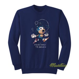 Sonic Dont Forget To Breathe Wap Wap Sweatshirt 1