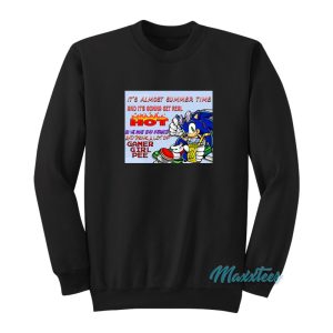 Sonic Its Almost Summer Time Sweatshirt 1