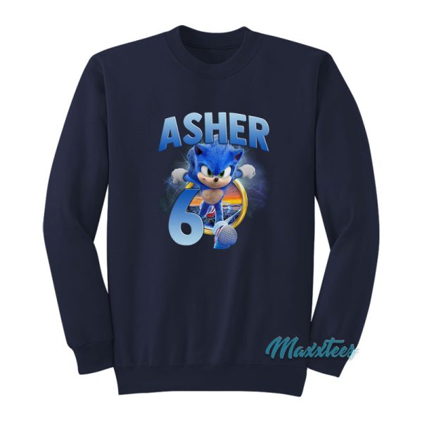 Sonic The Hedgehog Asher 6 Sweatshirt