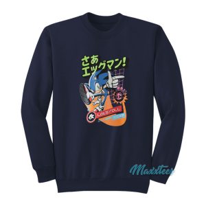 Sonic The Hedgehog With Kanji Let’s Roll Sweatshirt