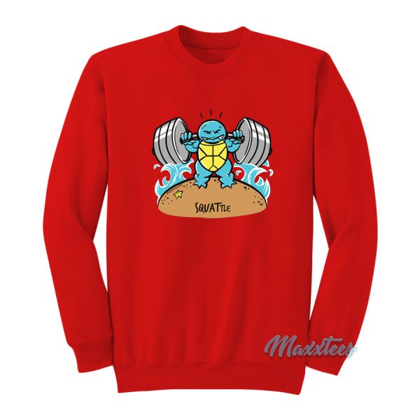 Squattle Workout Tuff N Tiny Pokemon Sweatshirt