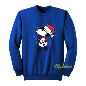 Stay Cool Snoopy Christmas Sweatshirt 2