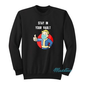 Stay In Your Vault Fallout Boy Masked Sweatshirt 1